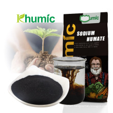 "Khumic" Good quality organic agriculture fertilizer Humic acid Sodium Humate crystal